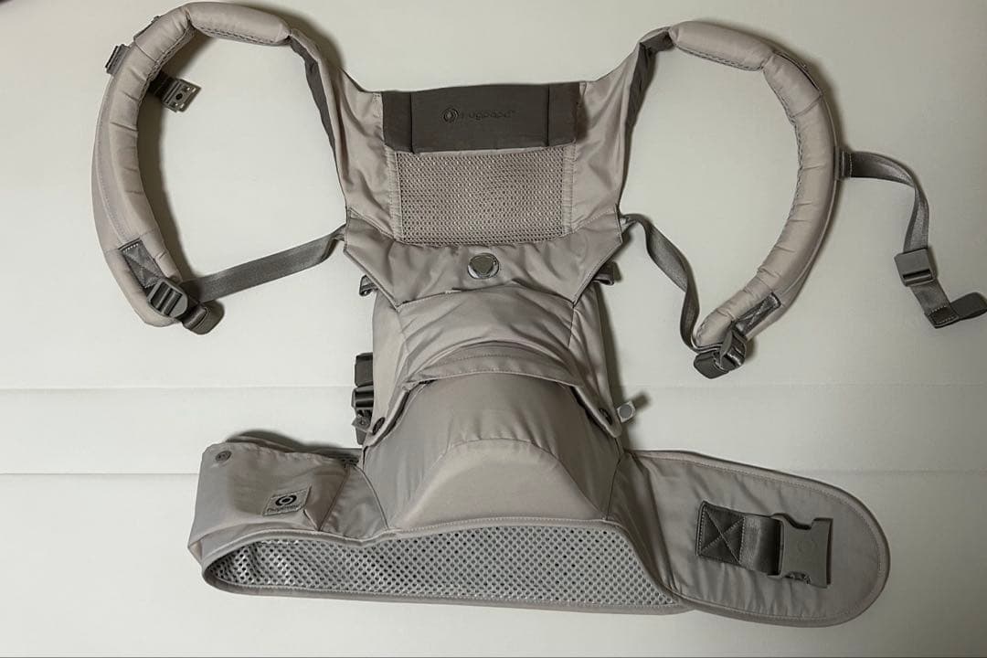 hugpapa 抱っこ紐　ベビーキャリア　ヒップシート　オートミール