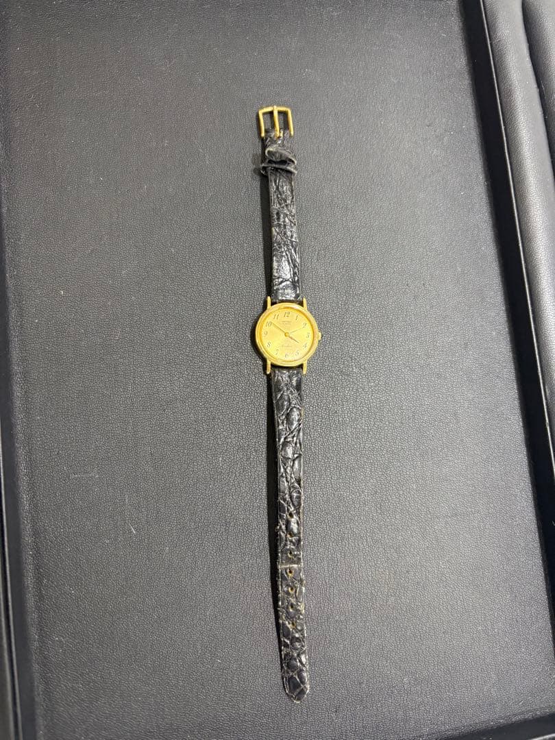 SEIKO Exceline ゴールド クォーツ腕時計