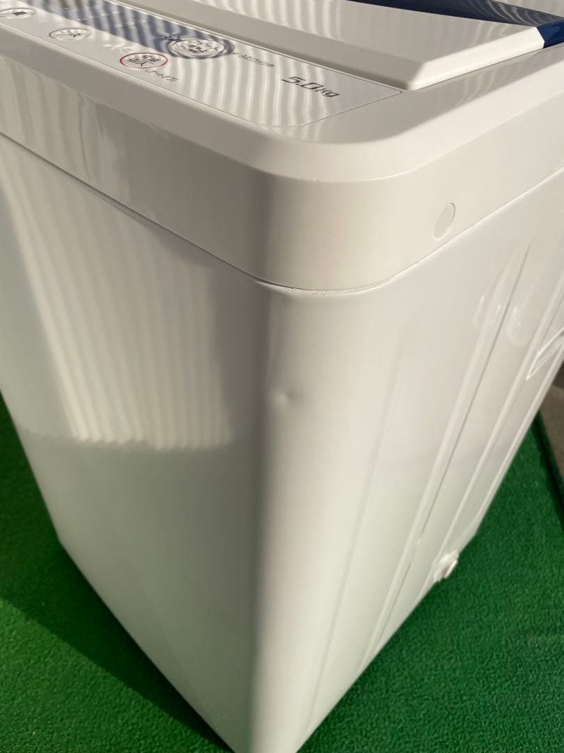896 ヤマダ 風乾燥機能付き 5kg洗濯機 ホワイト コンパクト 一人暮らし