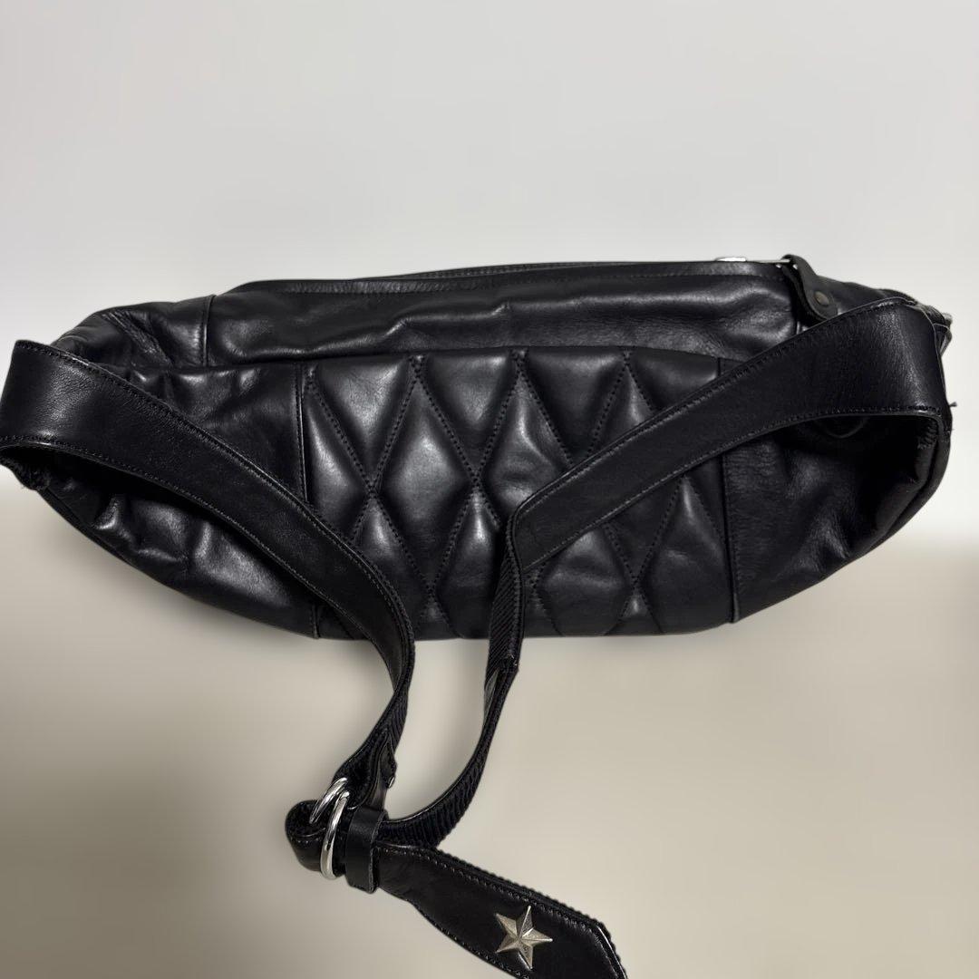 バッファローボブズ ラムレザー ウエストバッグ ボディバッグ