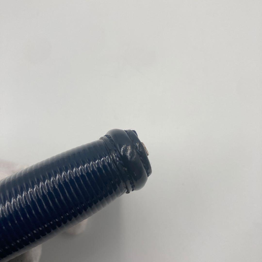 ✨極美品✨ バーバリー ラウンドジップ 長財布 レザー ネイビー チェック柄