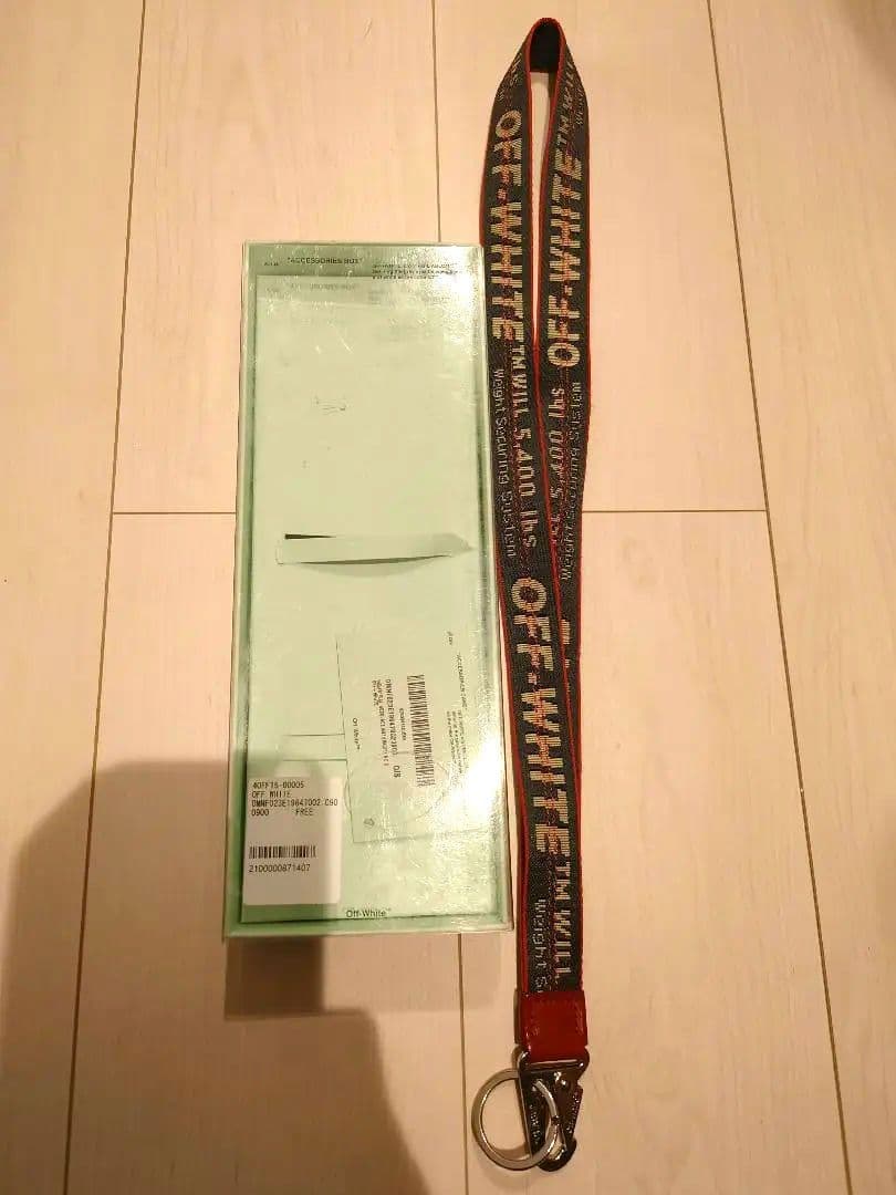 OFF-WHITE オフホワイト　ネックストラップ　ネックホルダー　未使用に近い
