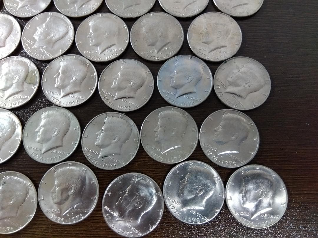 【アメリカ・大量】１９７６年 建国２００年記念 ハーフダラー５０枚！