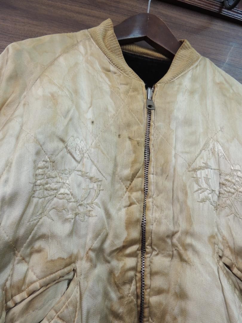 パ*ニ様 40S 50S VINTAGE BORO 富士虎鷹 別珍リバーシブル