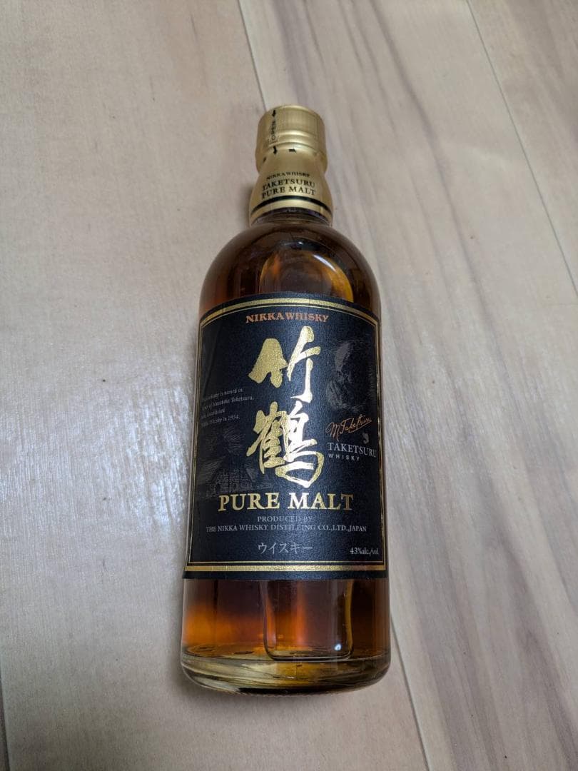 竹鶴　Nikka Whisky Pure Malt 500ml 43%