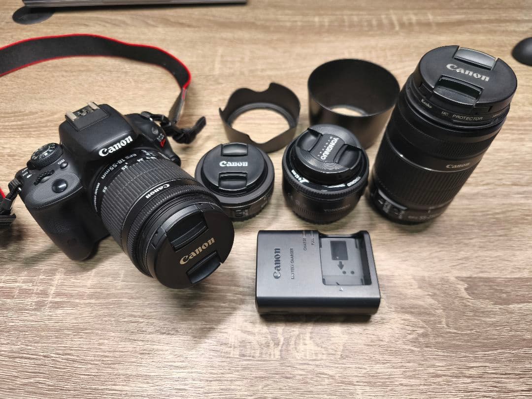 [初心者応援セット]Canon EOS Kiss X7 本体+レンズ4本