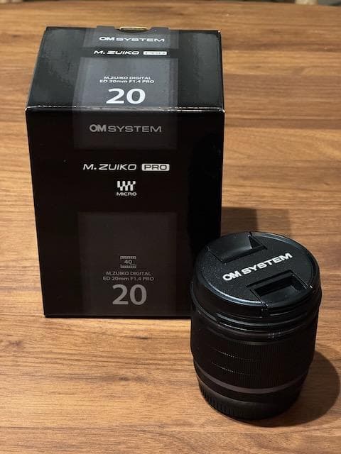【値下げ・美品】OM SYSTEM M.ZUIKO 20mm F1.4 PRO