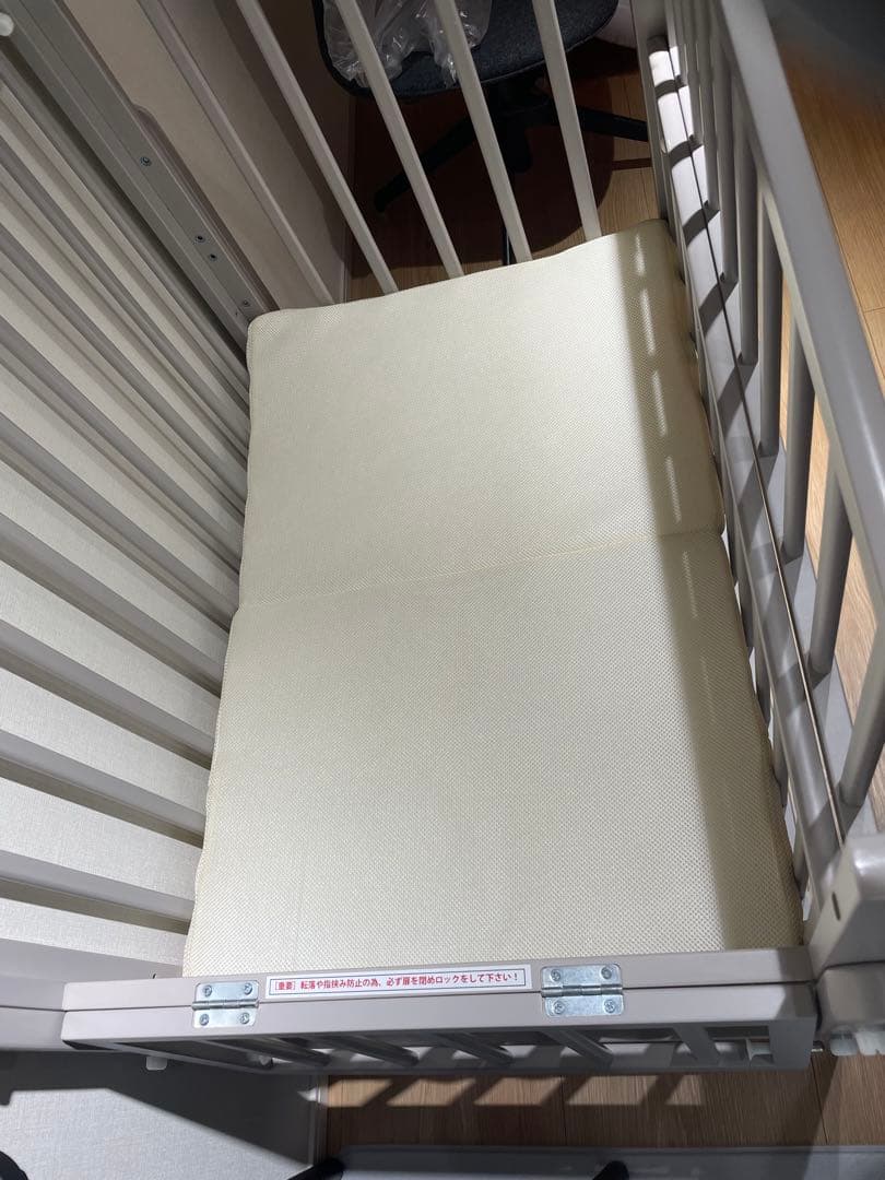 【2024年8月購入】yamatoyaミニベビーベッドノモック　マットレス付き