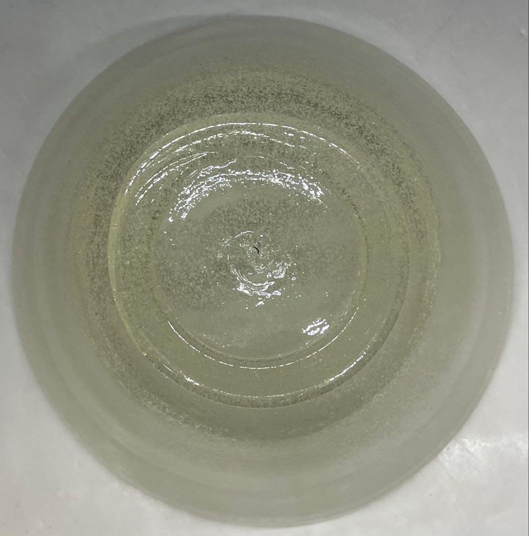 倉敷ガラス　小谷真三　吹きガラス　大鉢　サラダボウル　b9943