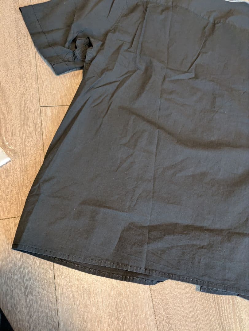 ラフシモンズ ブラック半袖シャツ 50