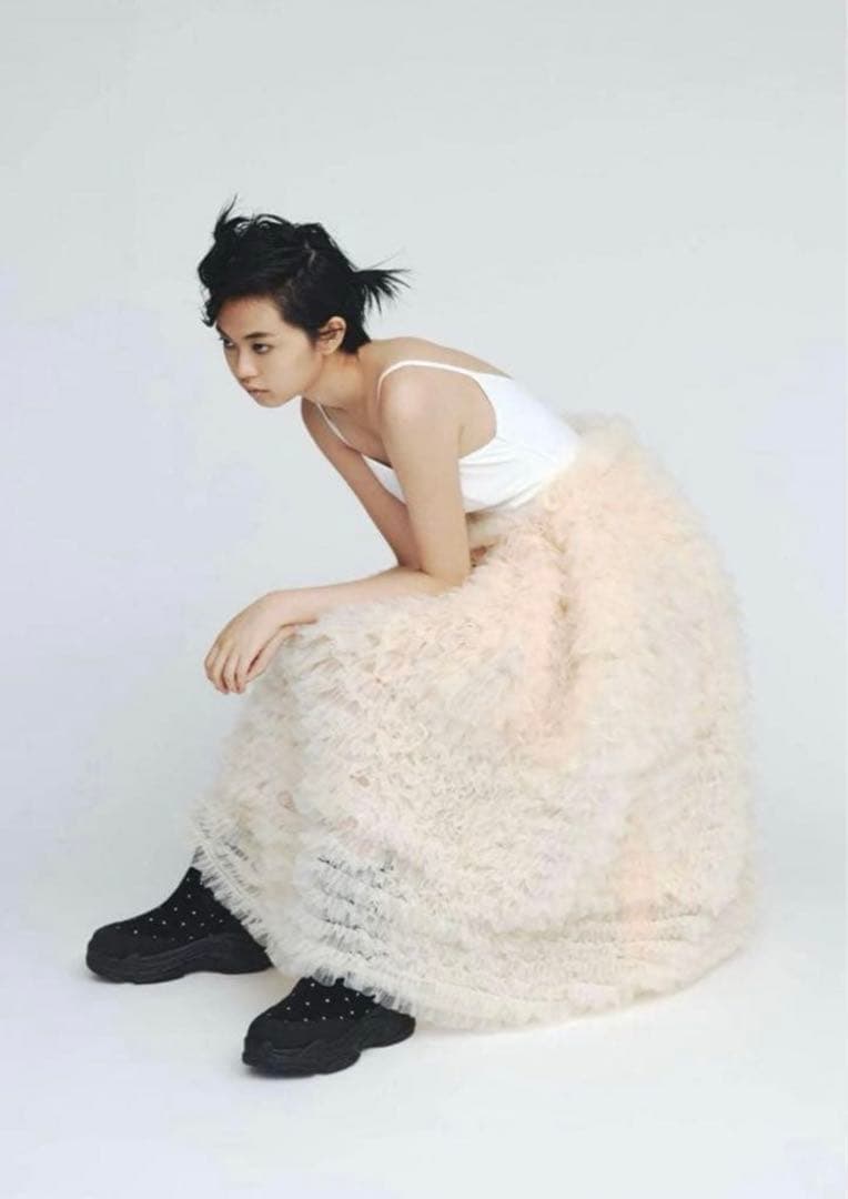 スカート bibiy DARLENE SHUSHU SKIRT IVORY