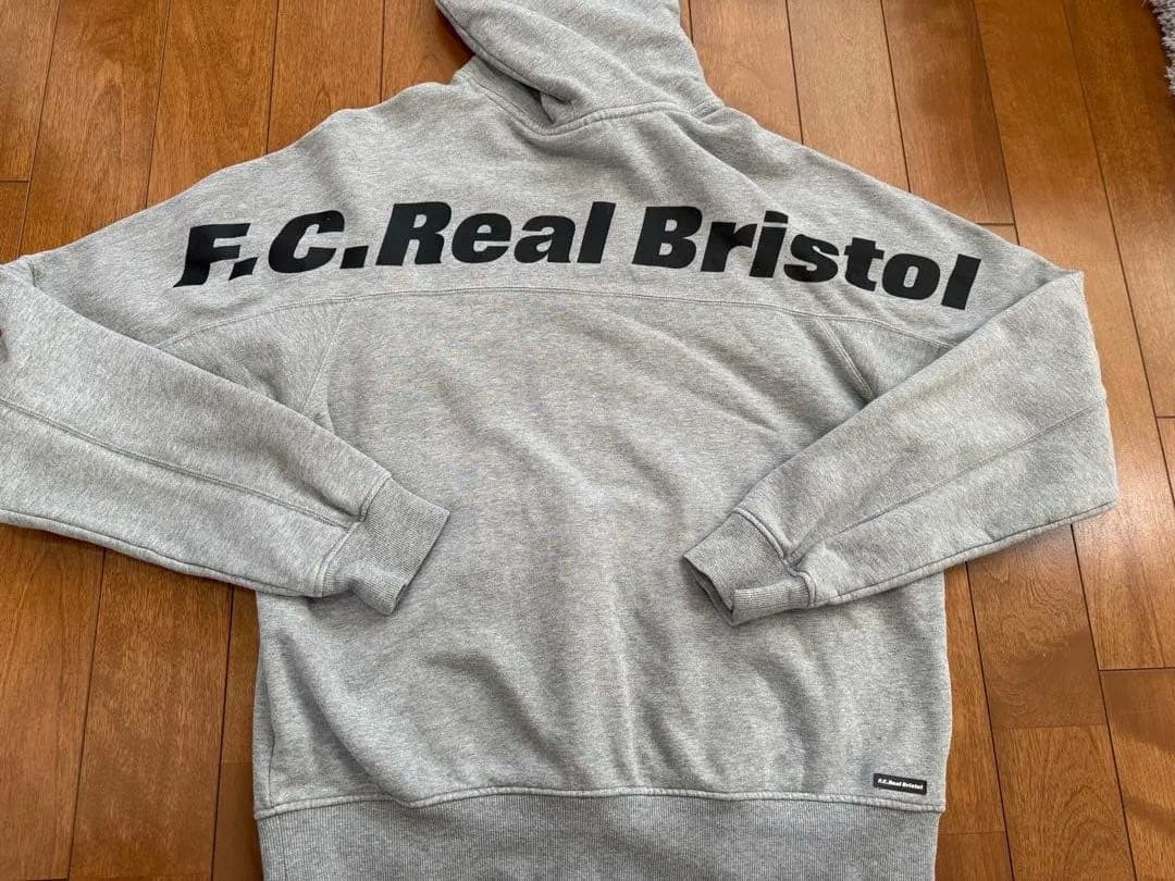 F.C.Real Bristol F.C.R.B フード付きパーカー グレー　M