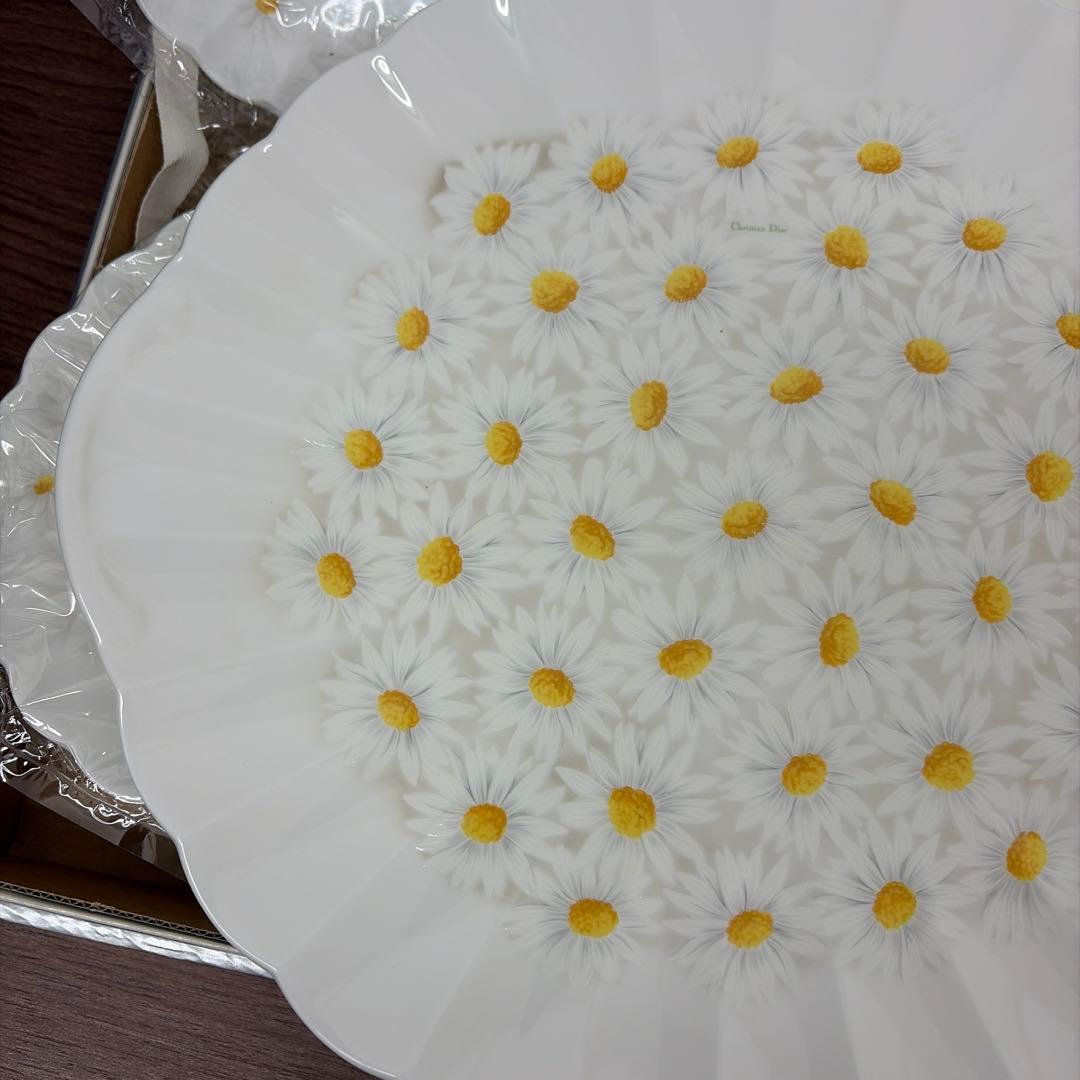 【未使用品】クリスチャンディオール　マーガレット柄　パーティセット　ヴィンテージ