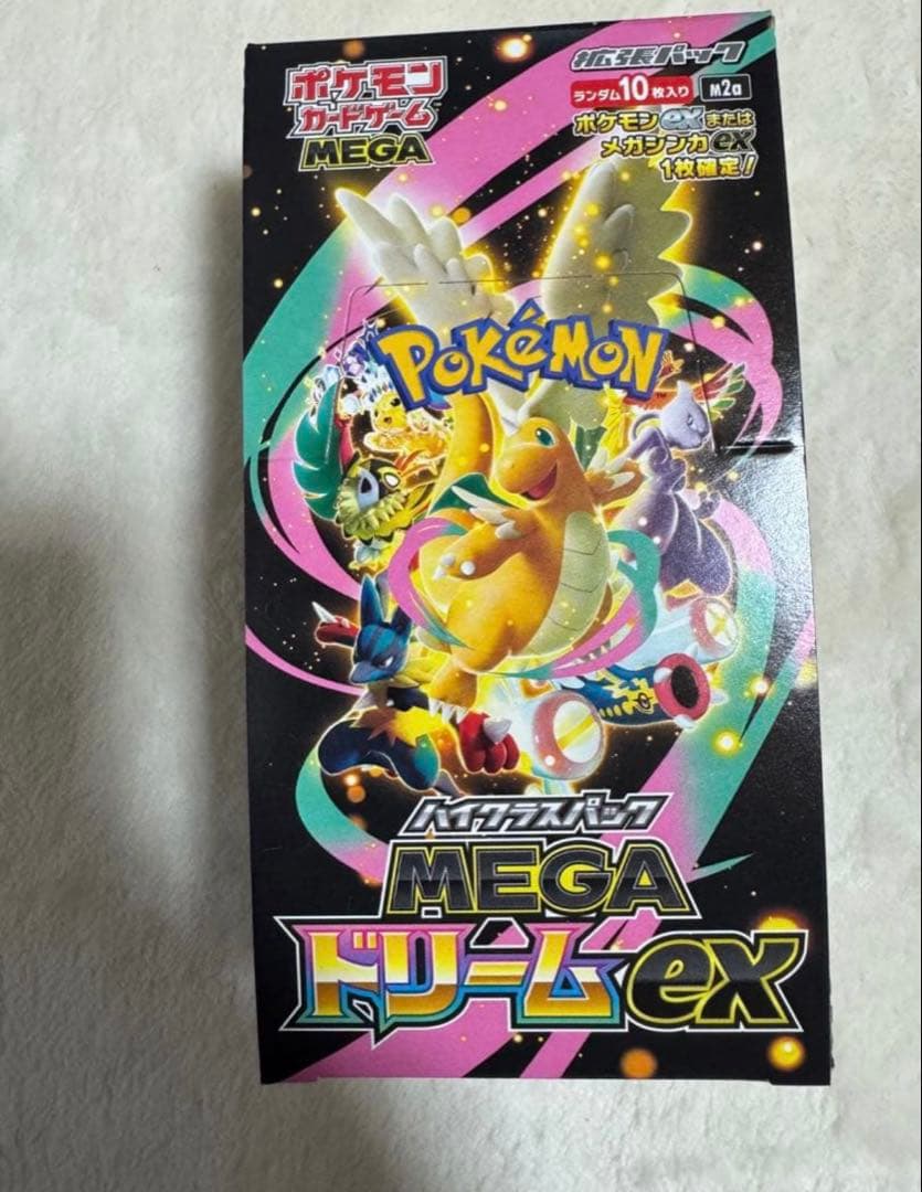 ポケモンカードゲーム MEGAドリームEX ボックス　シュリンクなし