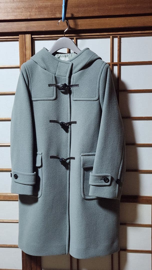 ほぼ未使用　GREEN LABEL RELAXING ダッフルコート　グリーン