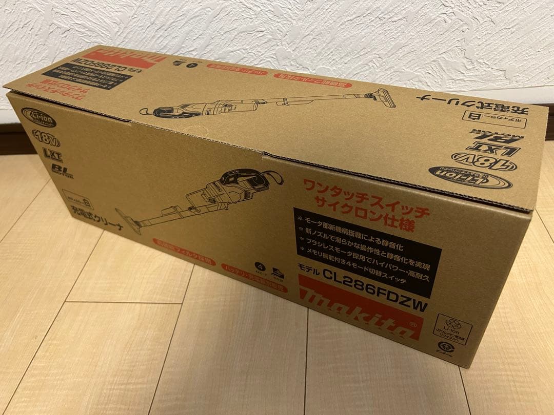 新品Makita マキタCL286FDRFW充電式スティッククリーナー6.0Ah