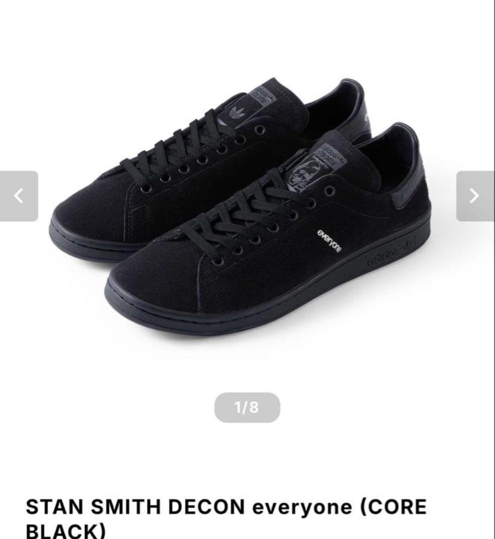 靴 everyone adidas stan smith 24.5 Black