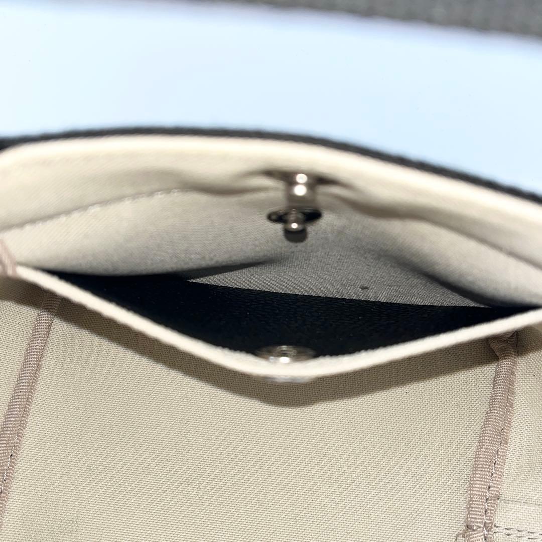 エルベシャプリエ　ハンドバッグ　701GP　コーテッドキャンバス　コットン　黒