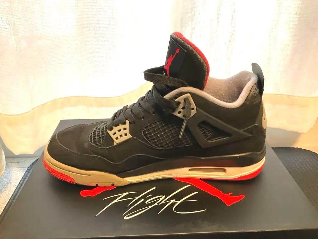 靴 NIKE AIR JORDAN 4 RETRO BRED 308497-060