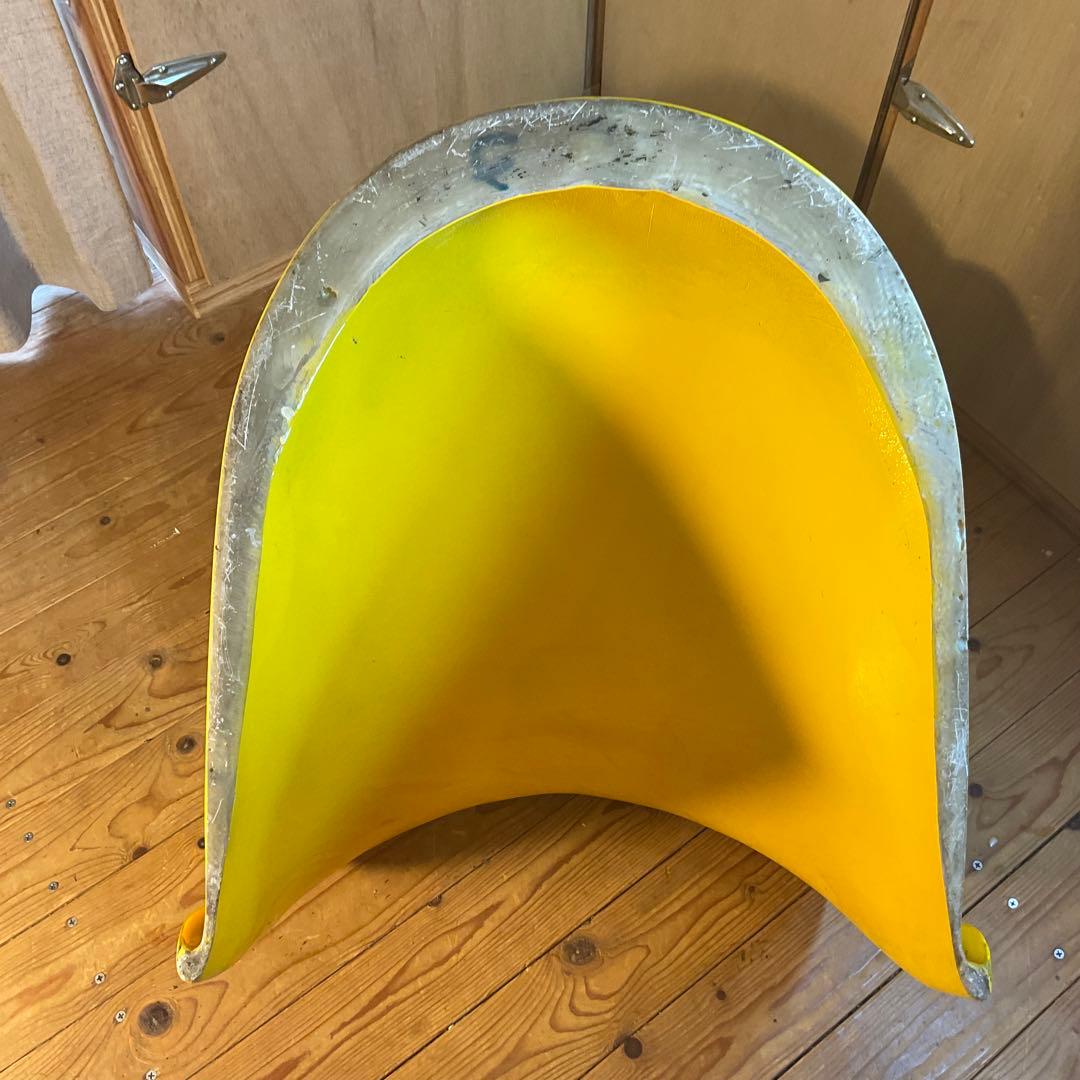 希少 パントンチェア クラシック リプロダクト？ 艶ありイエロー ビンテージ