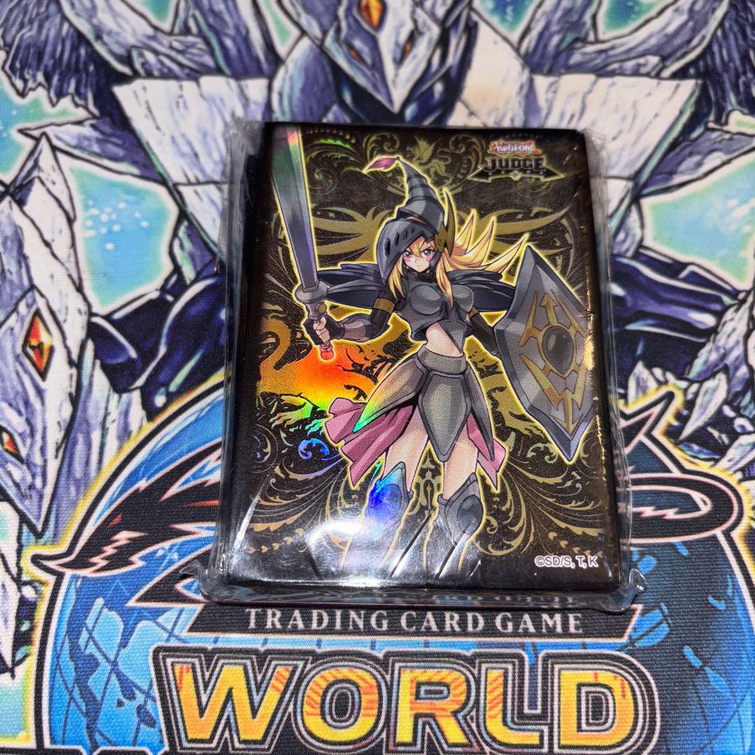 竜騎士ブラックマジシャンガール JUDGE スリーブ 遊戯王 海外 英語 米