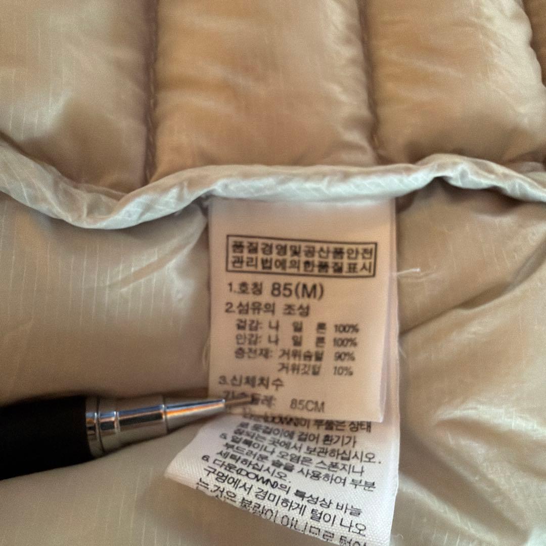 Mノースフェイスレディース800ホワイトシルバーダウンジャケットパーカー