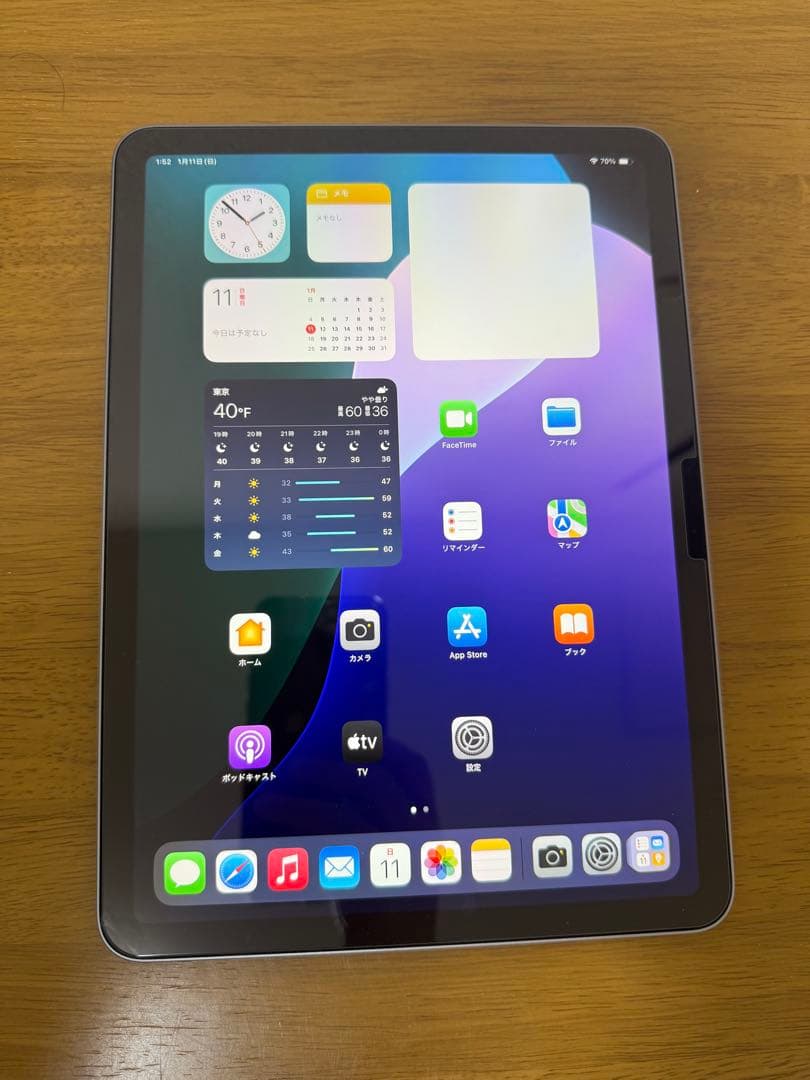 iPad Air 第6世代 11インチ スペースグレイ M2