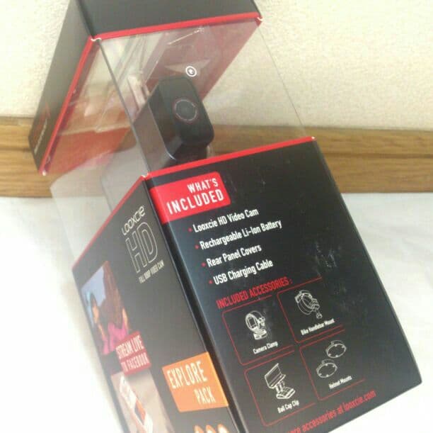 【新品】Looxcie HD Explore ウェラブルビデオ カメラ Wifi