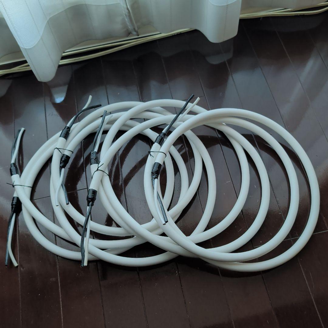 OYAIDE TUNAMI NIGO　スピーカー.電源ケーブル　2.1m 4本