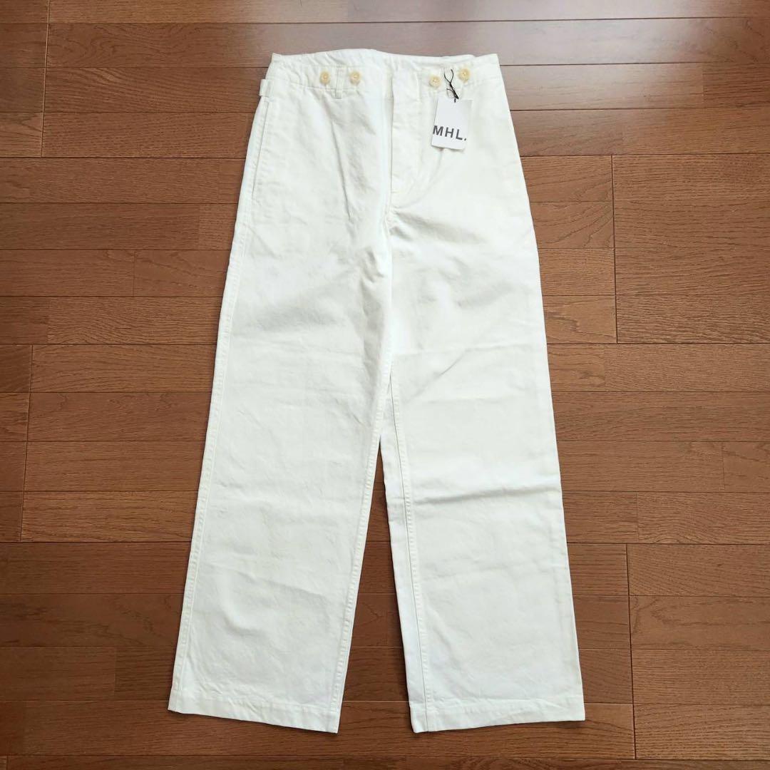 新品 タグ付き エムエイチエル CINCHED BACK TROUSER 春夏