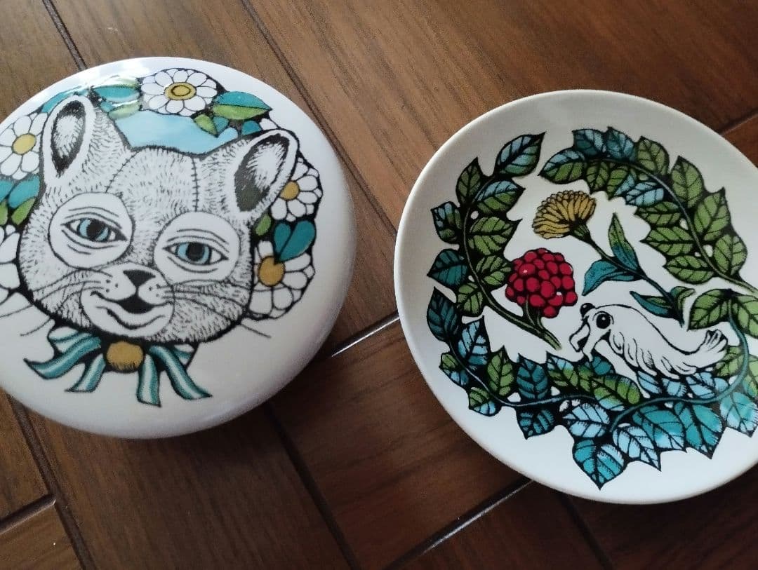 定*️様 ヒグチユウコ　湯呑み＆皿　にゃんこ