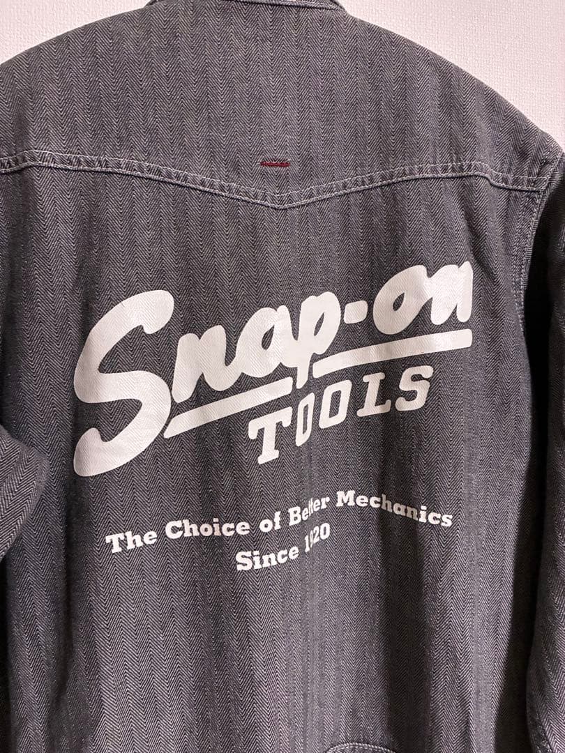 Snap-on つなぎ160 XS 美品　希少　ヘリンボーン