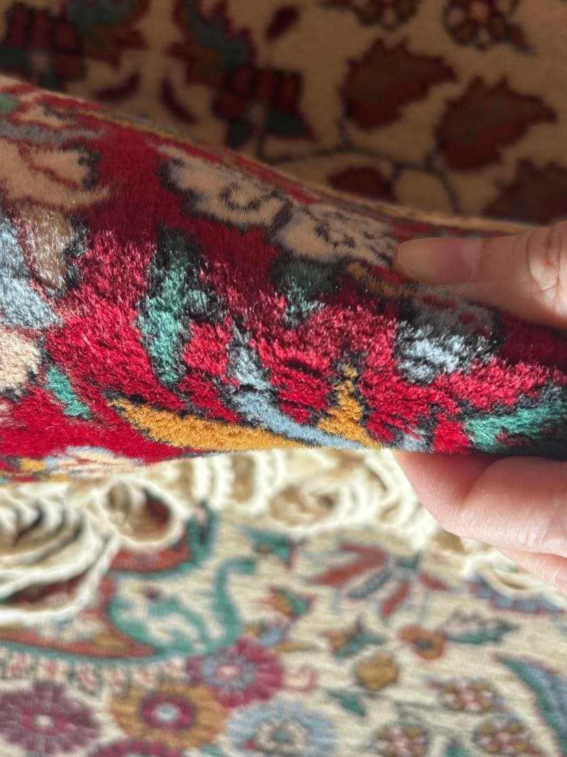 ペルシャ絨毯　ヴィンテージ　手織り