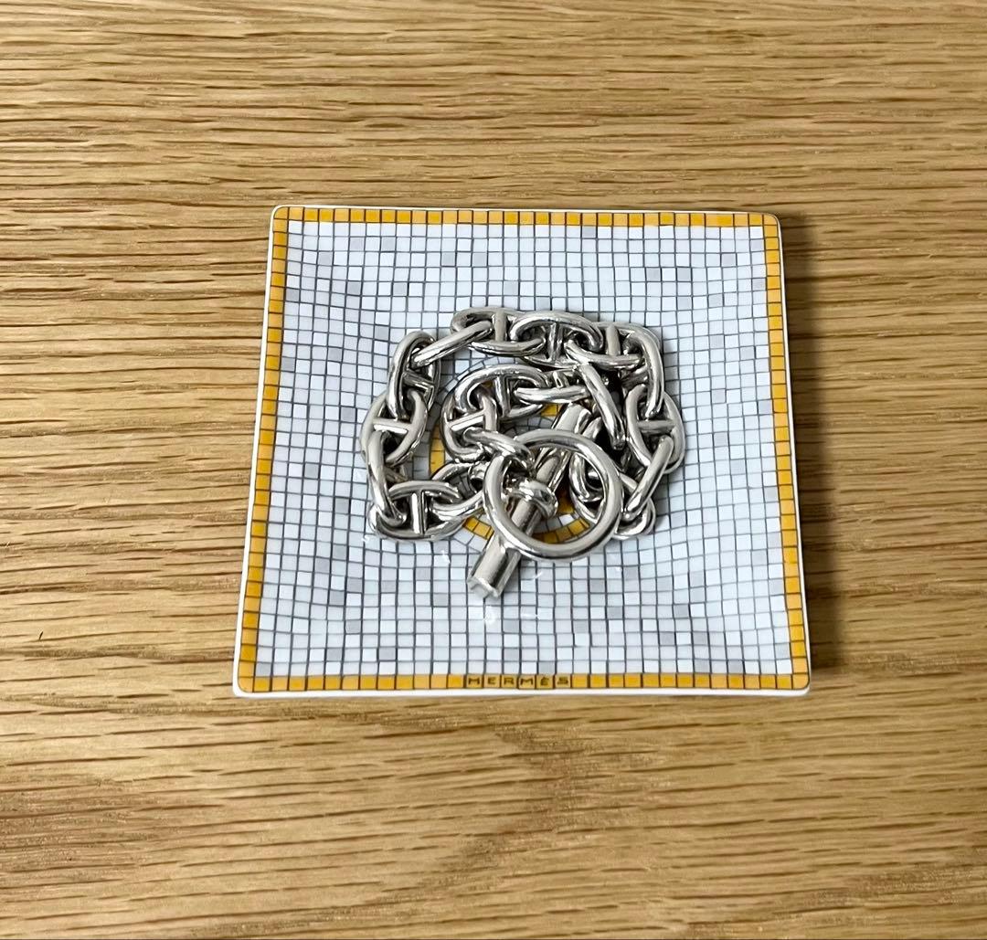 ゴールド カレ No1 トレイ プレート 皿 HERMES エルメス モザイク