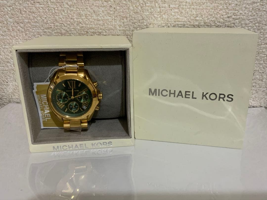 のの 新品マイケルコース時計 レディースクォーツBradshawゴールド