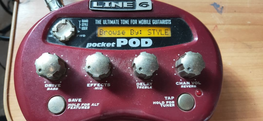 エレキギター　ジャガータイプ+LINE6　エフェクター