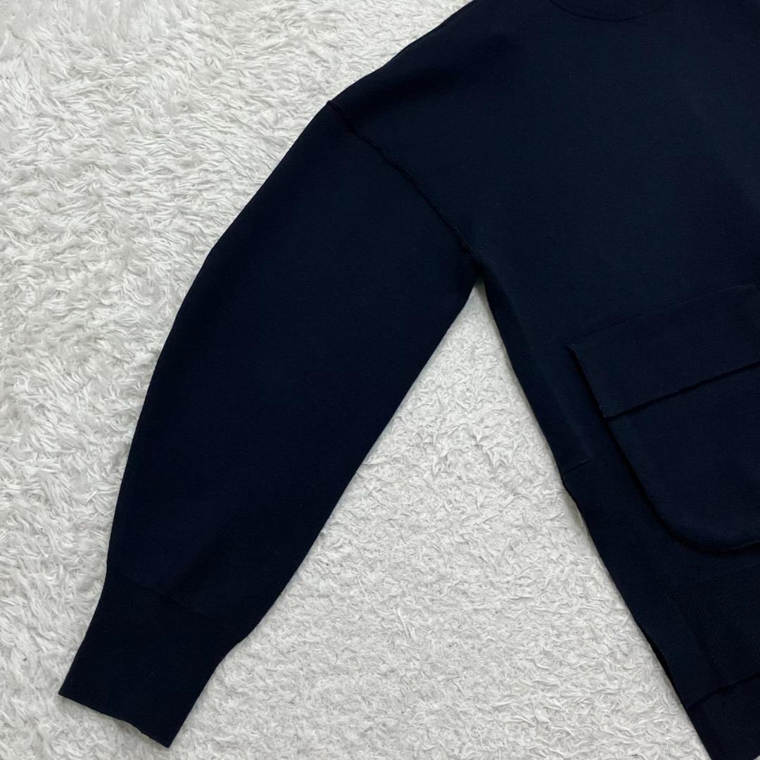 24AW✨極美品✨ナゴンスタンス big pocket pullover 紺 M