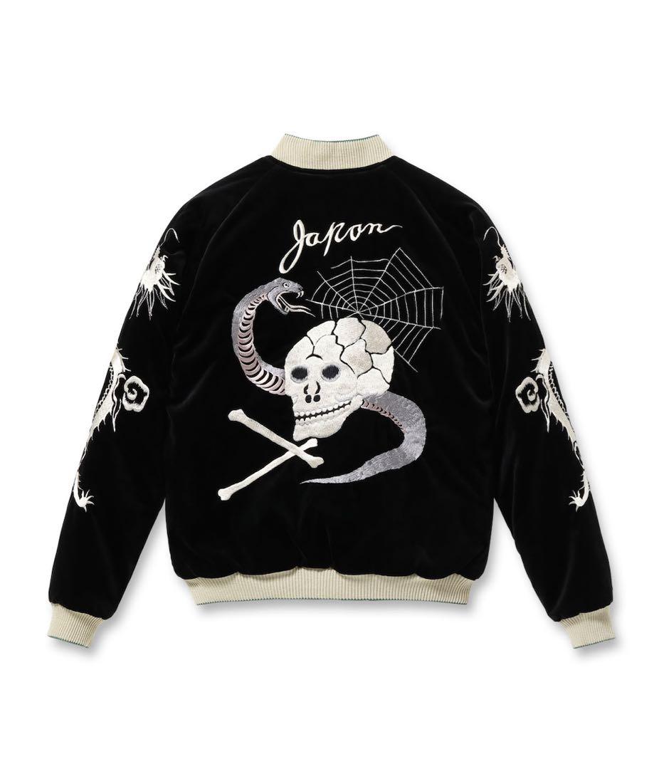 SNAKE&SKULL×DRAGON & TIGERテーラー東洋　別珍スカジャン