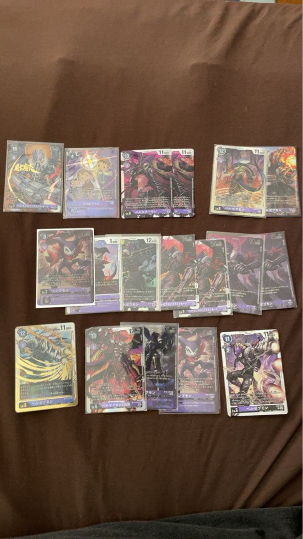 ベルゼブモンデッキ　デジモンカード パラレル