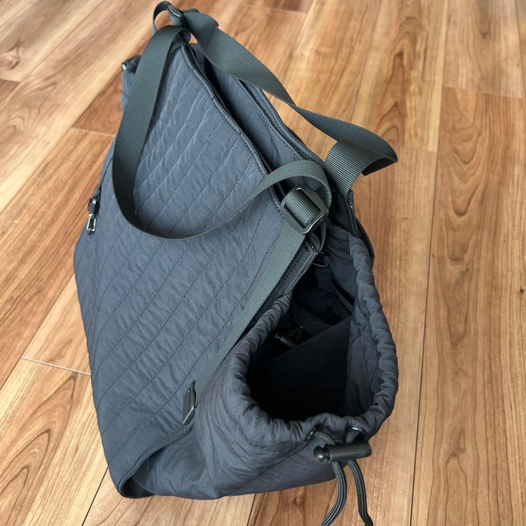 ソルプレーサ SOLPRESA ブラック キルティング マザーズバッグ M