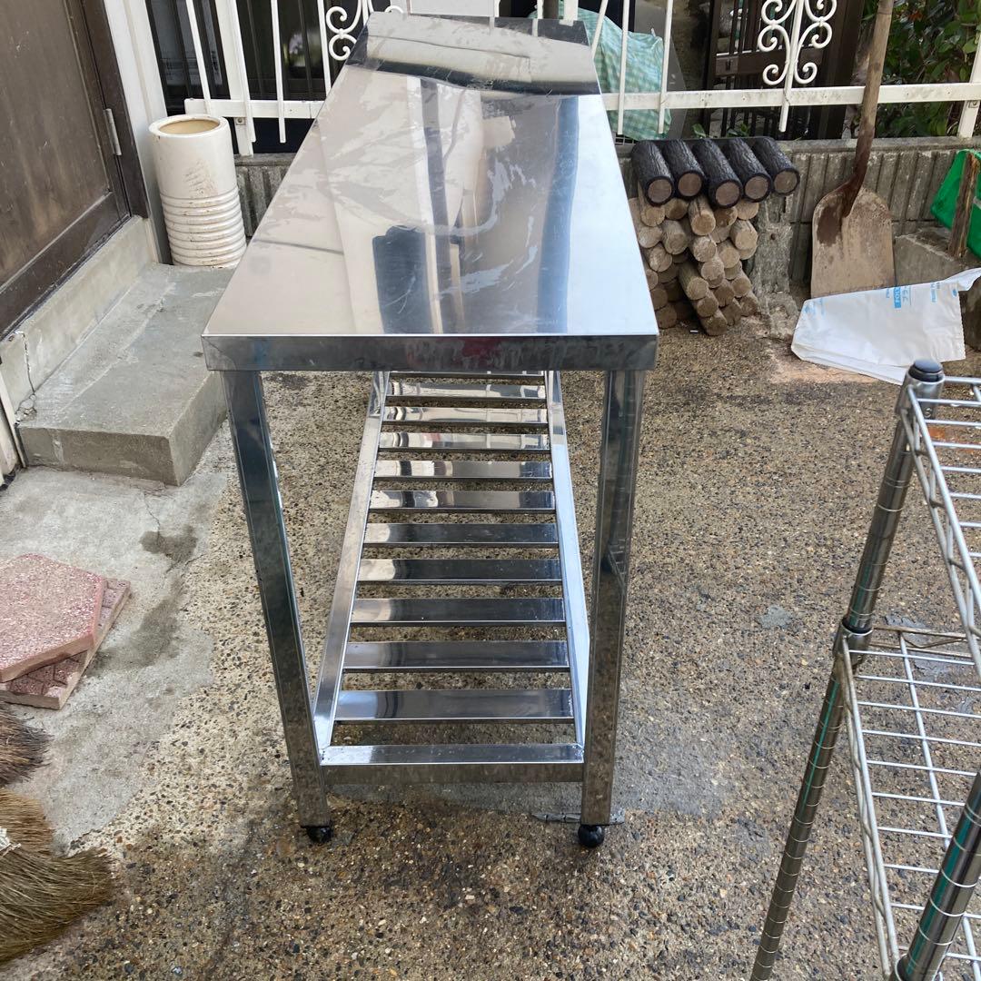 AZUMA ステンレス製作業台、着払いでお願いします。　取りに来られる方は限定