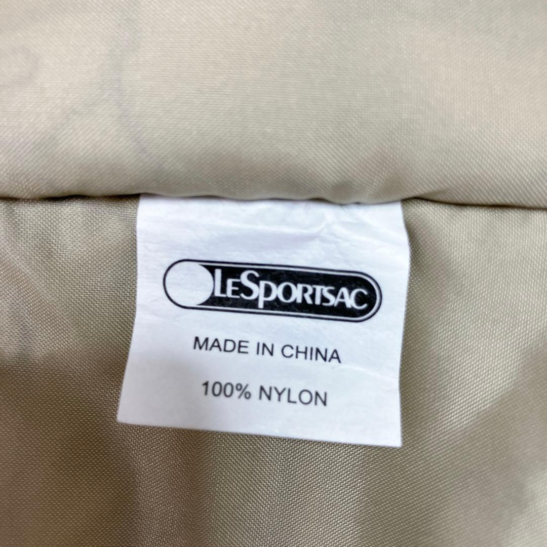 ✨極美品✨レスポートサック　ボストンバッグ　刺繍　花柄　ベージュ　ショルダー