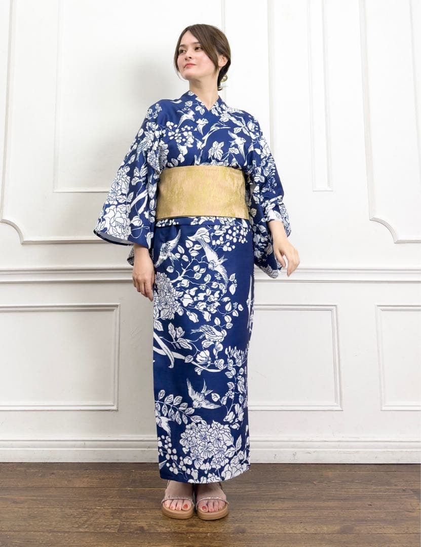 Cinematiq 　今期新作　2Wayセパレート浴衣　ネイビー