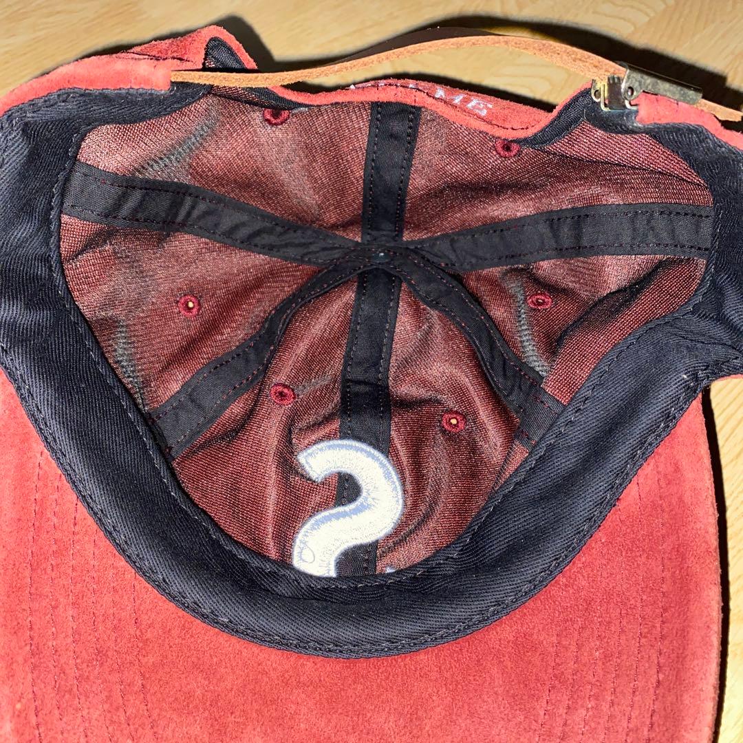 スプリーム　帽子　スエード