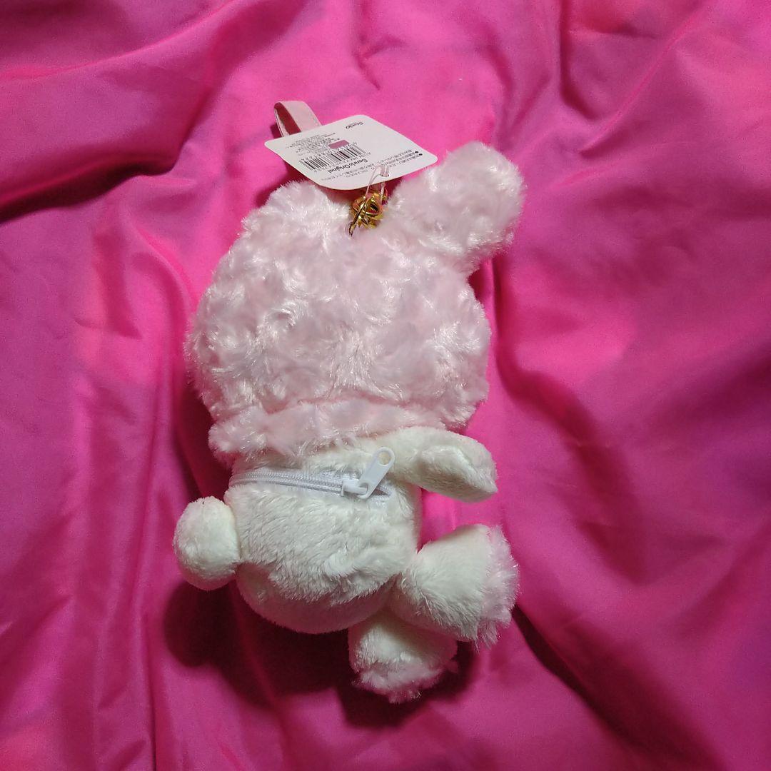 サンリオ　マイメロディ　ストラップ付きぬいぐるみポーチ