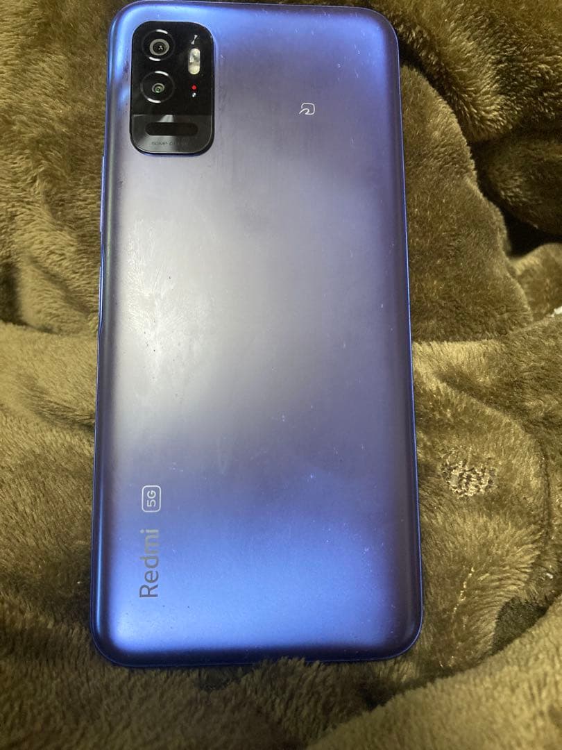 Redmi Note 10 5G パープル 画面ひび割れ