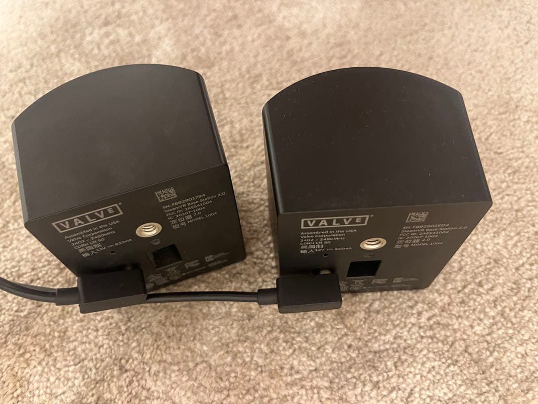 Valve Index ベースステーション 2.0（2個セット・動作確認済み）