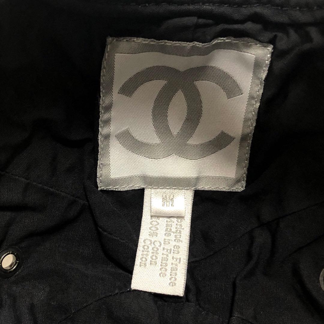 美品✨シャネル ココマーク ベースボールキャップ ホワイトベージュ Mサイズ