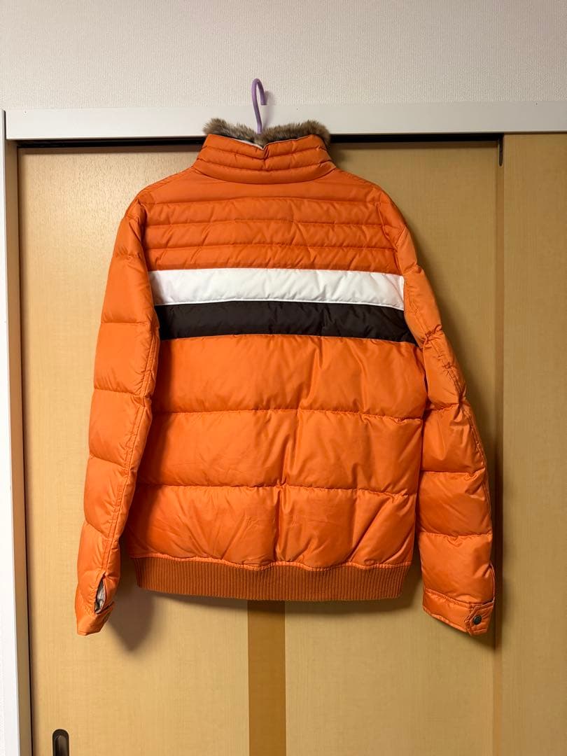 BURBERRY BLACK LABEL ダウンジャケット Lサイズ オレンジ