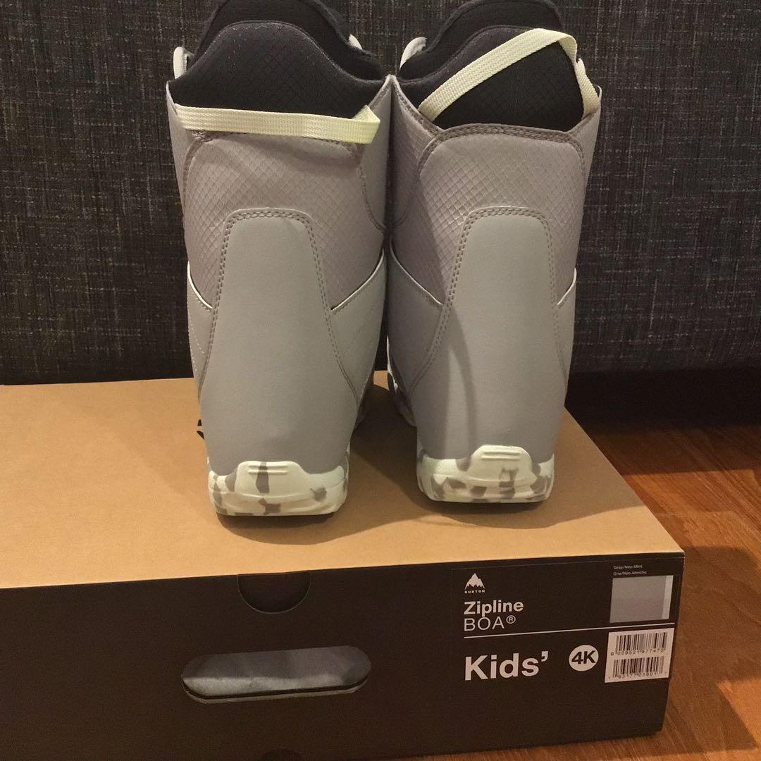 Burton　Zipline BOA キッズスノーボードブーツ　4k(22cm)